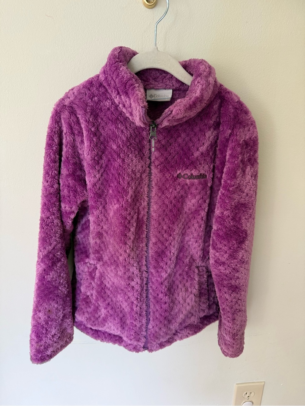 Columbia Kids Plush Full-Zip Jacket - Plum Purple